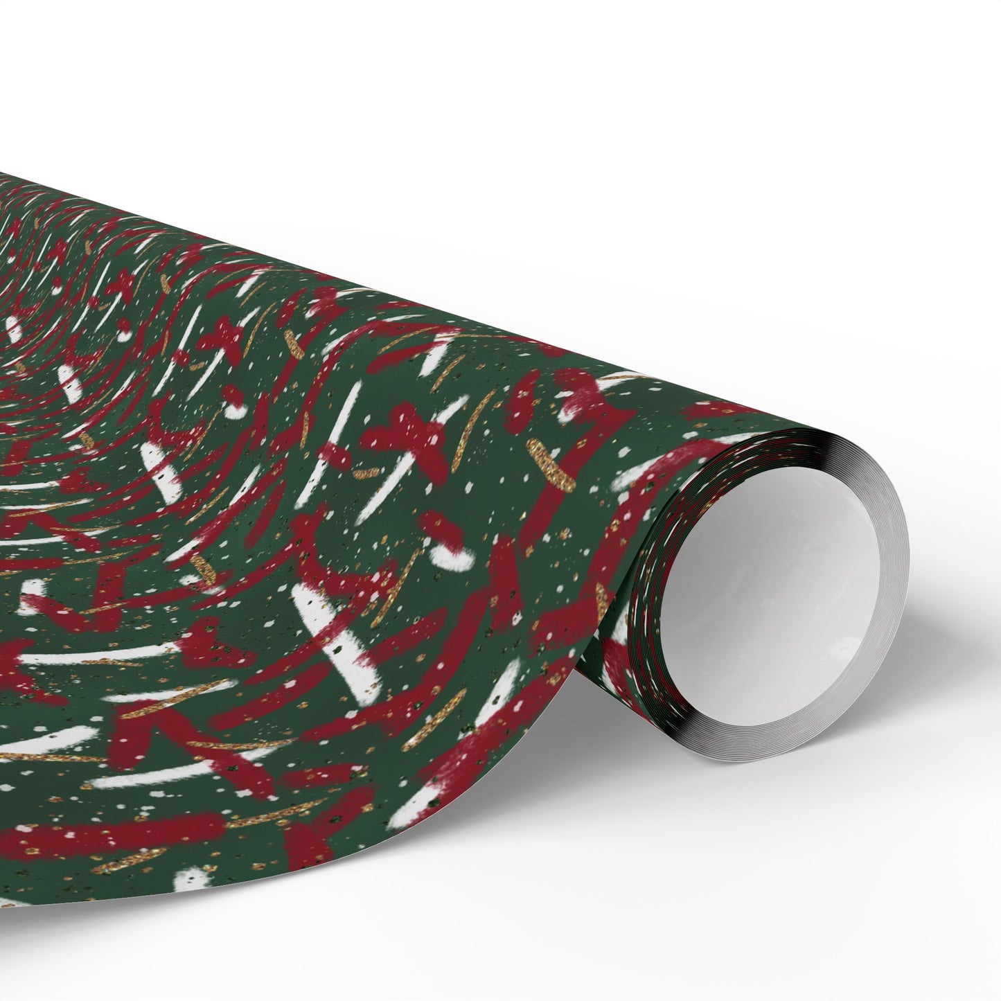 Holiday Brushstrokes Wrapping Paper
