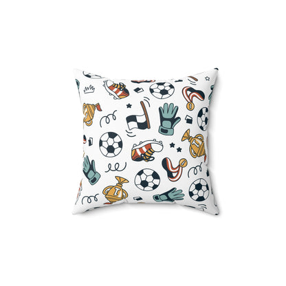 Little Soccer Legends Throw Pillow