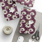 Purple Tide Petals Wrapping Paper