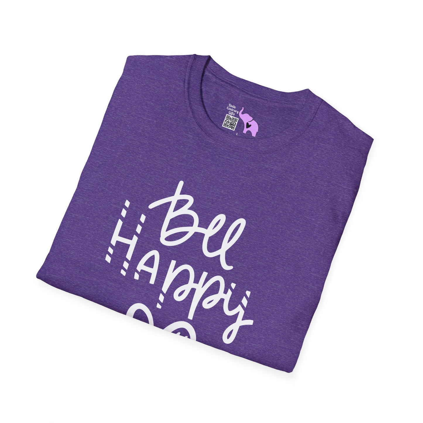 Bee Happy Adult T-shirt