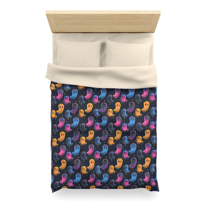 Neon Haunters Microfiber Duvet Cover
