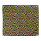 Warped Yellow/Green Checkered Microfiber Duvet Cover