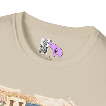 He Is Risen (Lace Collage) Adult T-shirt