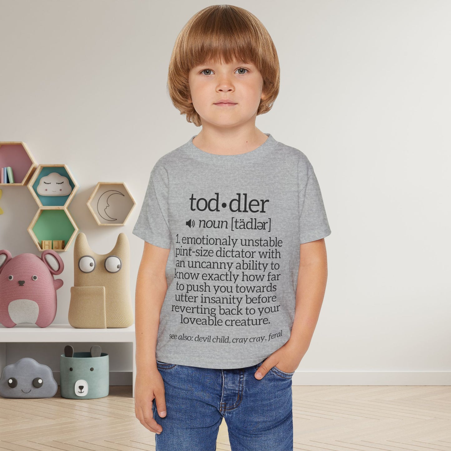 Funny Toddler Definition Heavy Cotton™ Toddler T-shirt