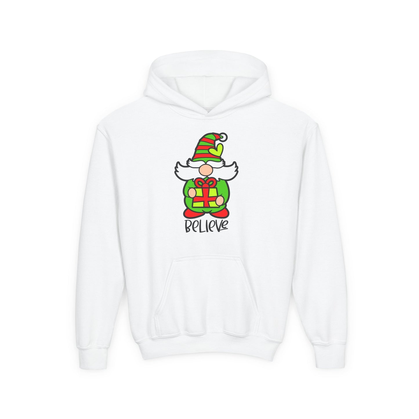 Believe Gnome Youth Hoodie