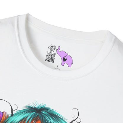 Patchwork Pumpkin Heart Adult T-shirt
