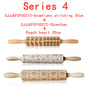 Decorative Embossed Rolling Pins for Baking