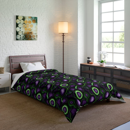 Amethyst & Lime Fracture Basic Bedding Set