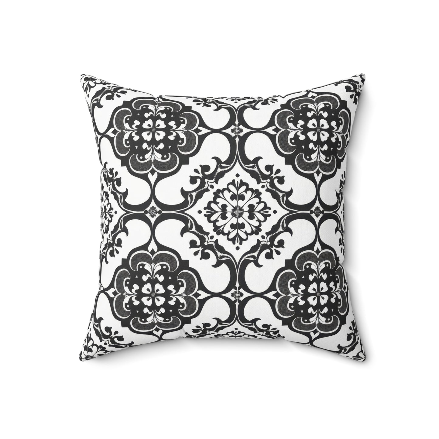 Ornamental Symmetry Throw Pillow