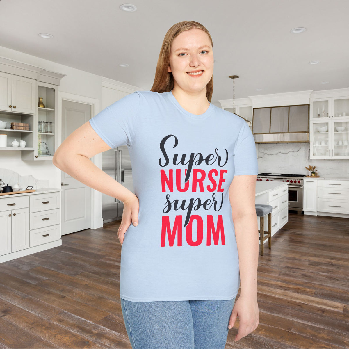 Super Nurse Super Mom Adult T-shirt