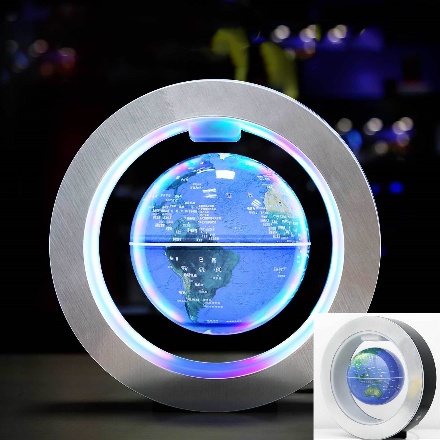 Magnetic Levitating O-shaped Globe