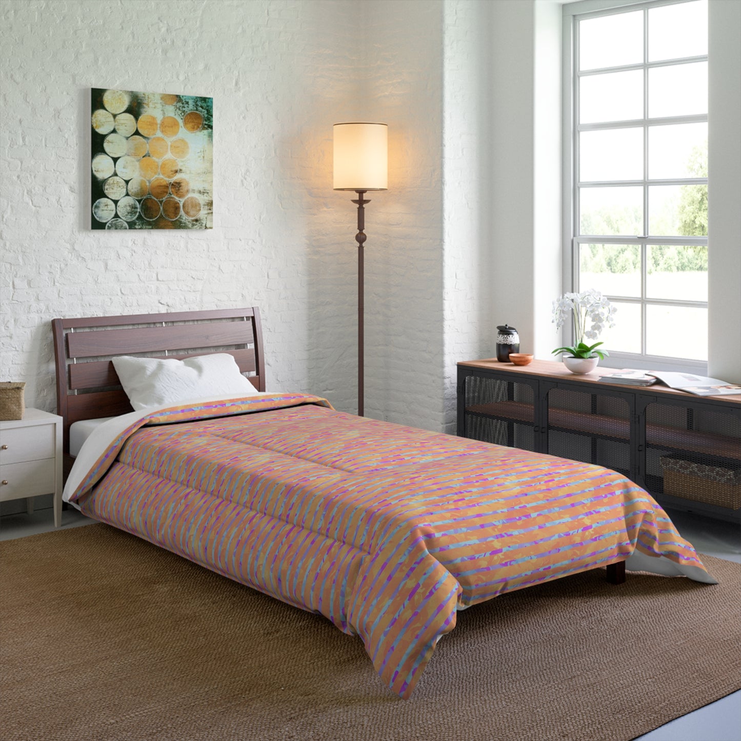 Split Spectrum Camo Basic Bedding Set