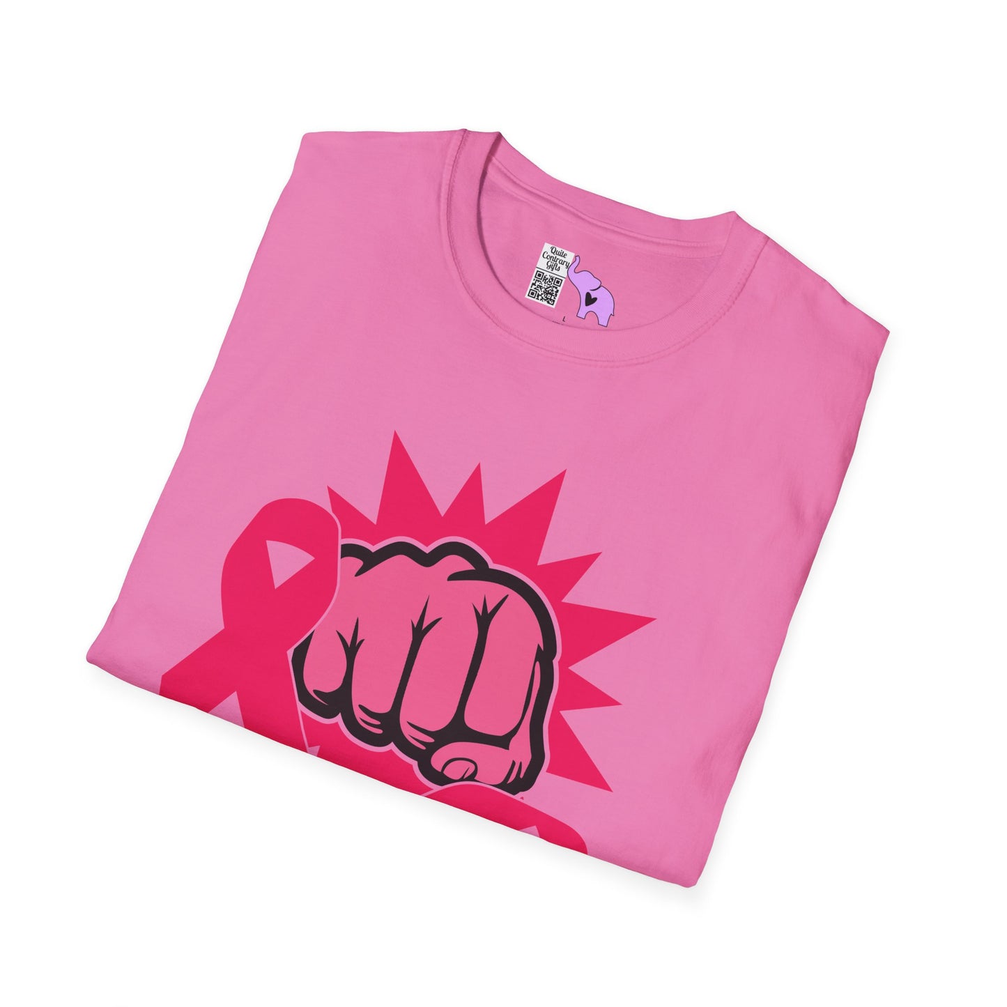 Breast Cancer Warrior Punch Adult T-shirt