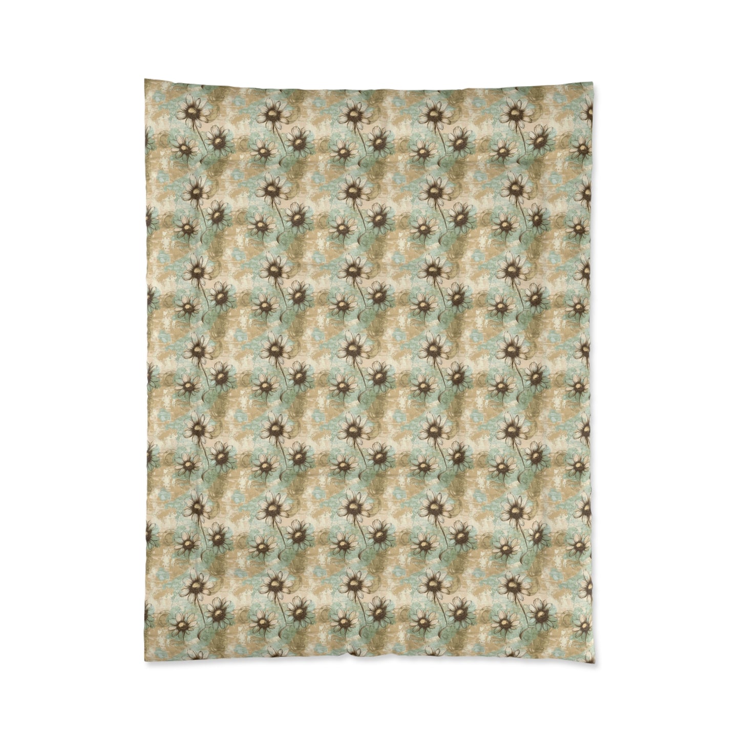 Worn Meadow Daisies Basic Bedding Set