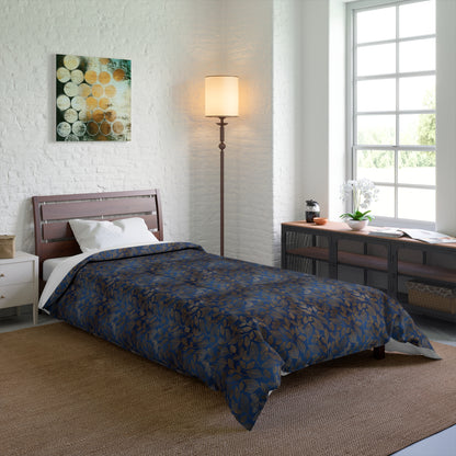 Navy & Gold Botanica Basic Bedding Set