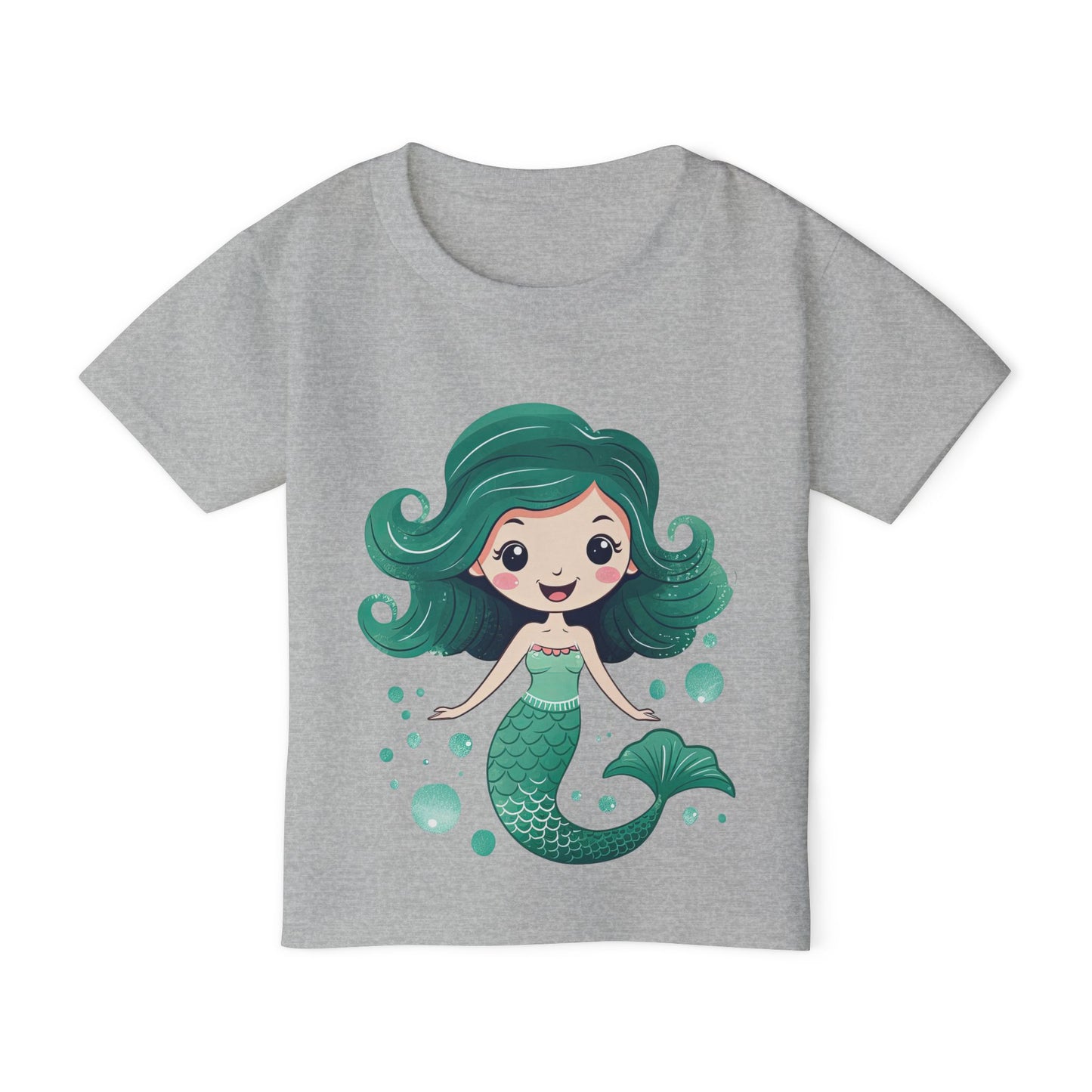 Teal Mermaid Heavy Cotton™ Toddler T-shirt
