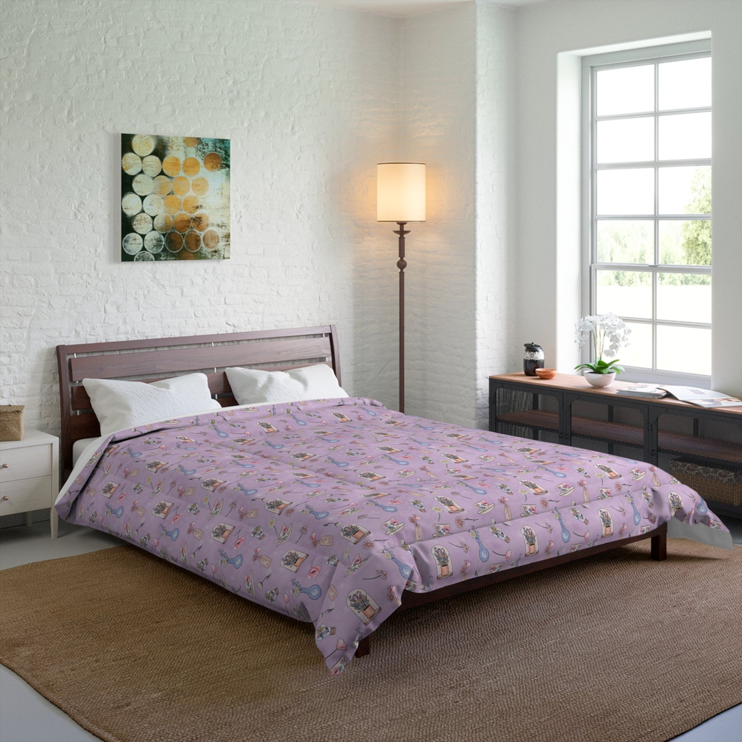 Lilac Meadow Keepsakes Comforter