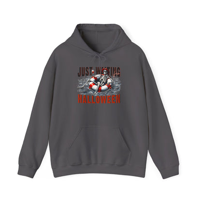 Just Waiting For Halloween Heavy Blend™ Hooded Sweatshirt