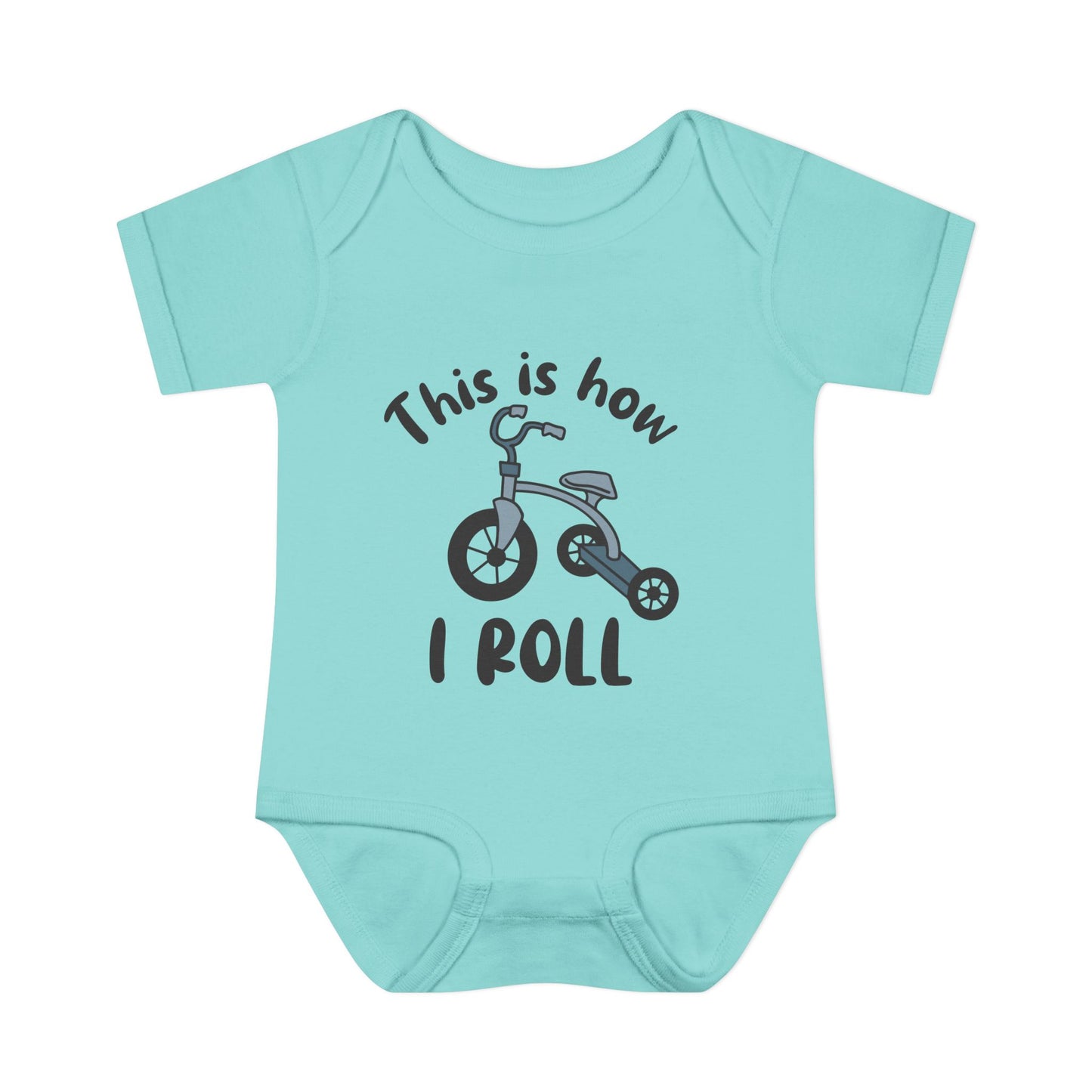 This is How I Roll (Tricycle) Baby Rib Bodysuit
