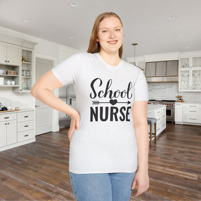 School Nurse Adult T-shirt