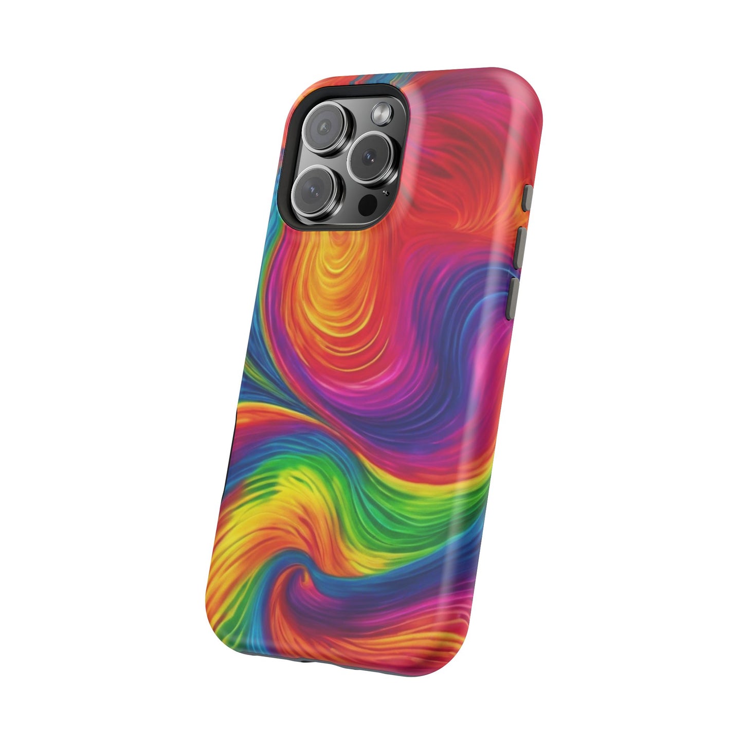 Tie Dye Color Swirl MagSafe® Compatible Tough Case for iPhone