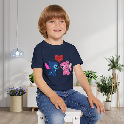 Stitch In Love 2 Heavy Cotton™ Toddler T-shirt