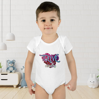Stardust Baby Milestone Bodysuit-Twelve Months