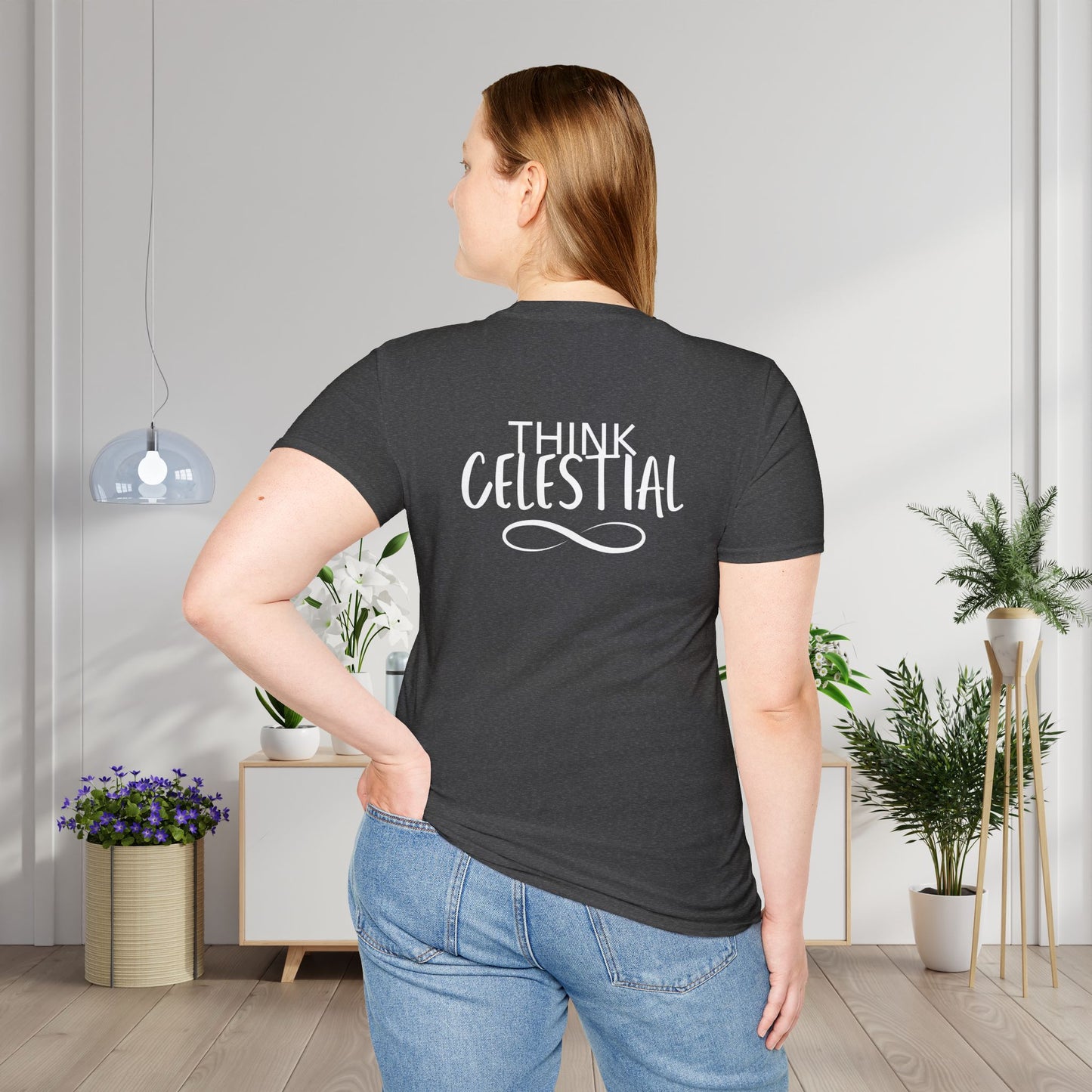 Think Celestial Adult T-shirt