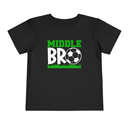 Middle Bro (Soccer Ball) Toddler Tee