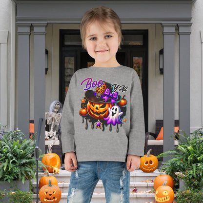 Boo Y'all Toddler Long Sleeve Tee