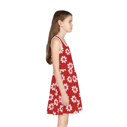 Cupid's Garden Girls' Sleeveless Sundress