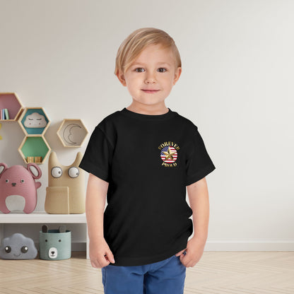 Gold Star Daughter Forever Proud Toddler Tee