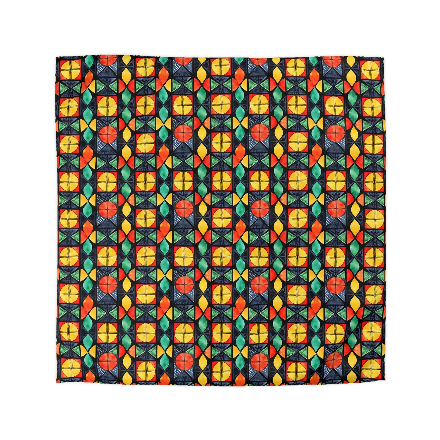 Candlelight Burst Microfiber Duvet Cover