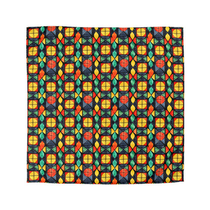 Candlelight Burst Microfiber Duvet Cover