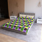 Stack Attack Microfiber Duvet Cover