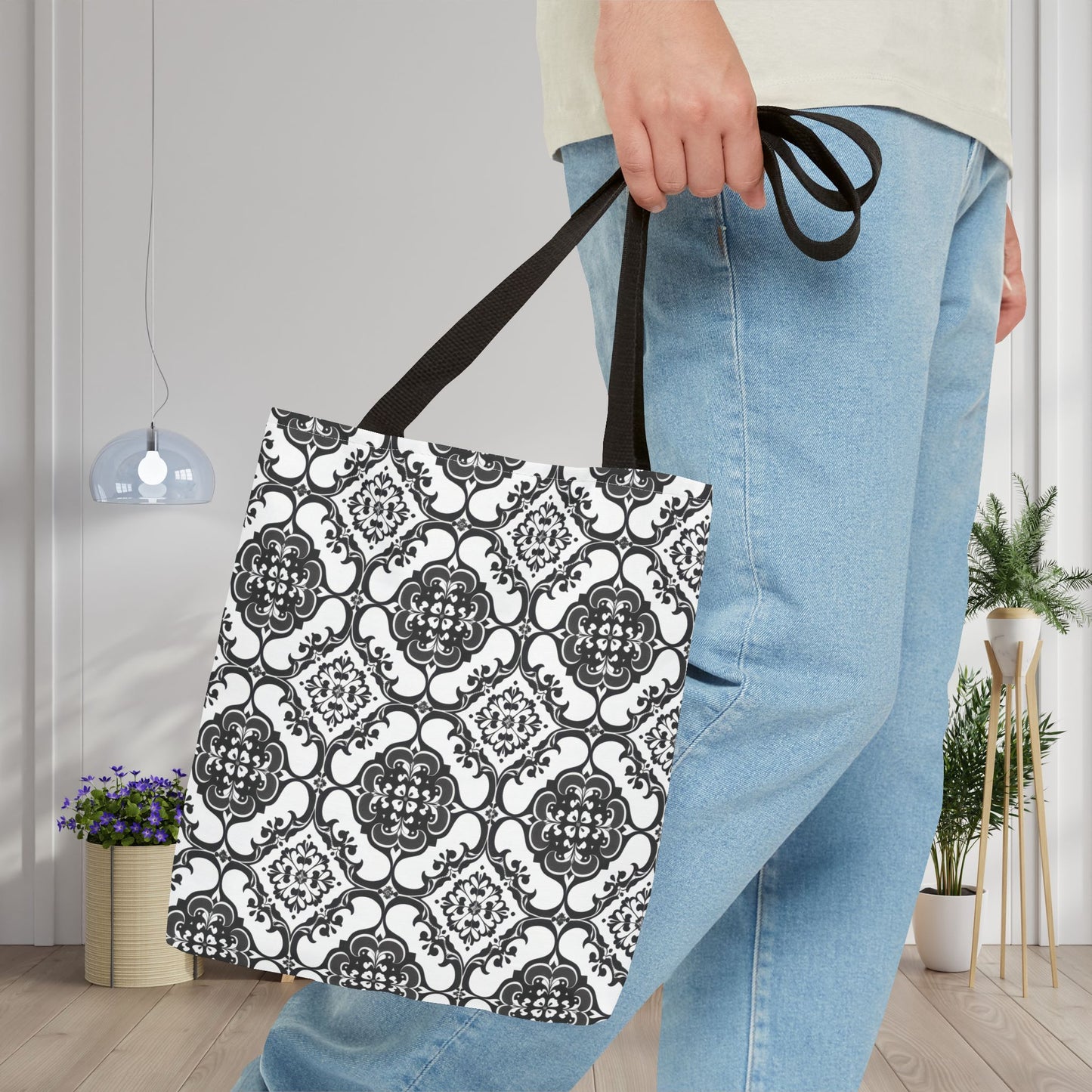 Ornamental Symmetry Canvas Tote Bag