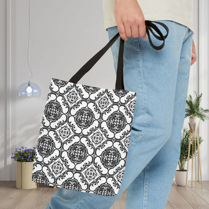 Ornamental Symmetry Canvas Tote Bag