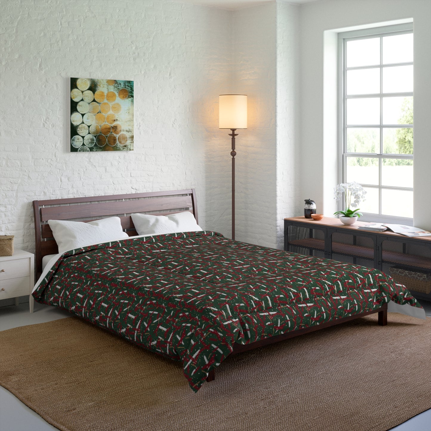 Holiday Brushstrokes Comforter