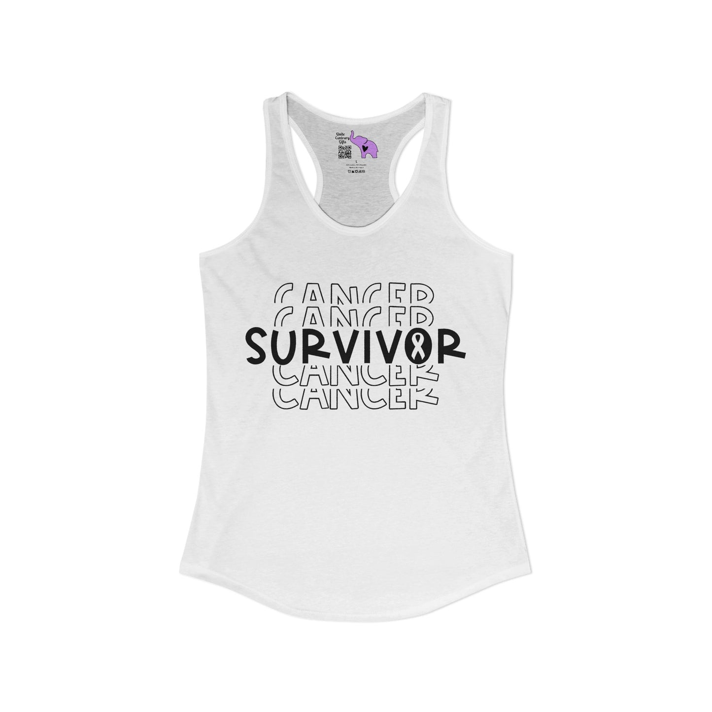 Cancer Survivor Women's Ideal Racerback Tank