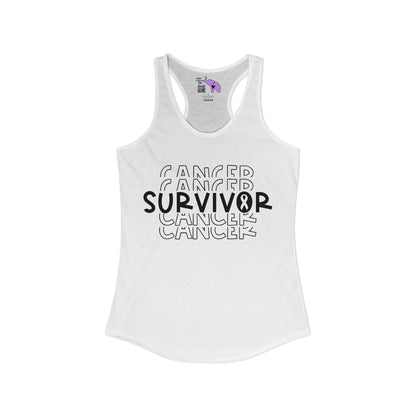 Cancer Survivor Women's Ideal Racerback Tank