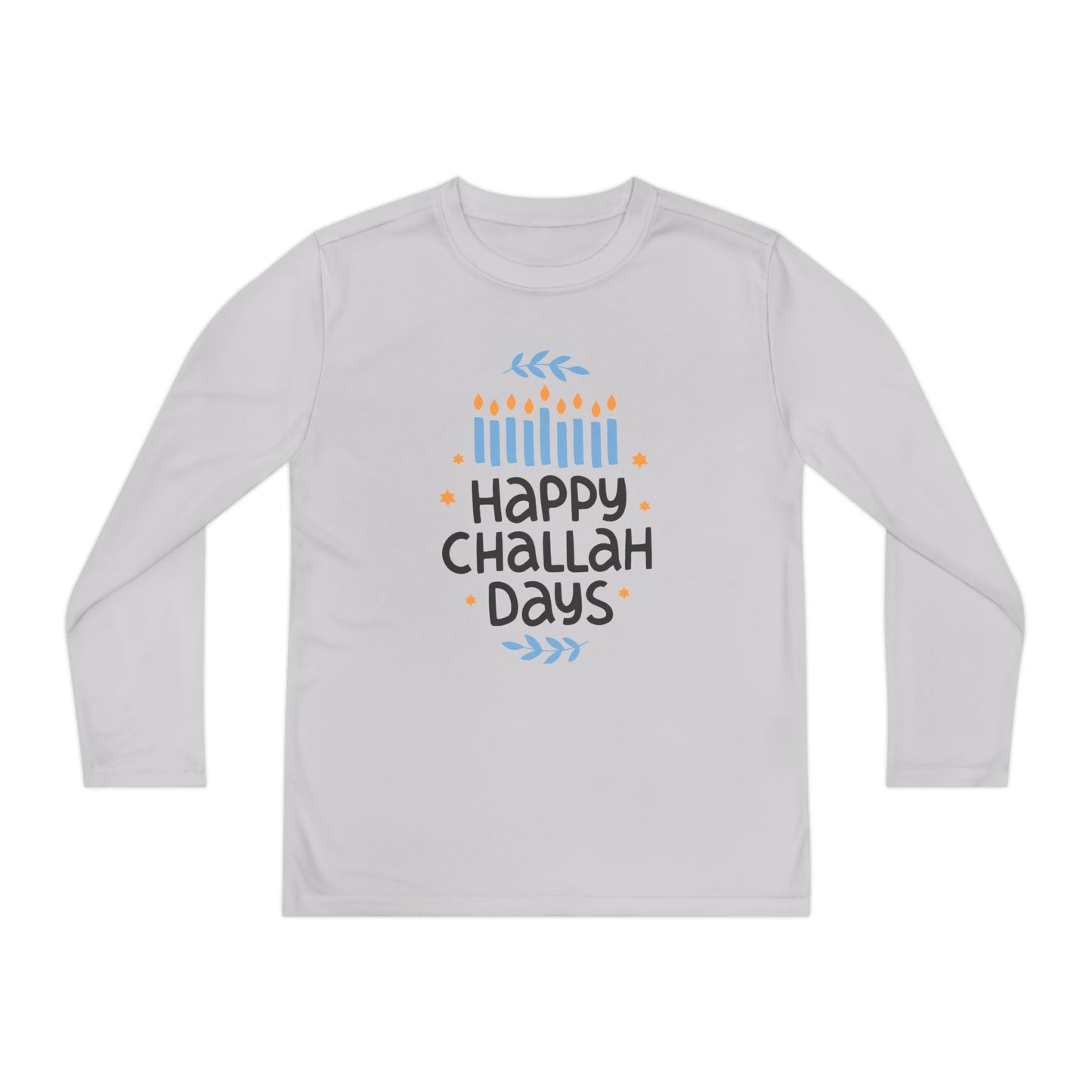 Happy Challah Days Youth Long Sleeve Tee