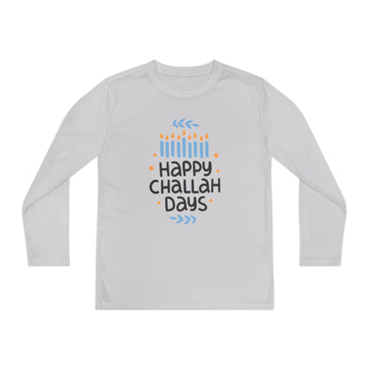 Happy Challah Days Youth Long Sleeve Tee