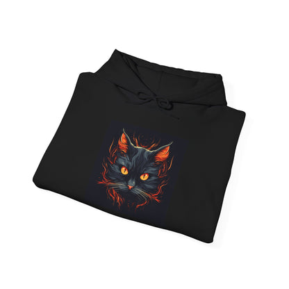 Creepy Black Cats 10 Heavy Blend™ Hooded Sweatshirt