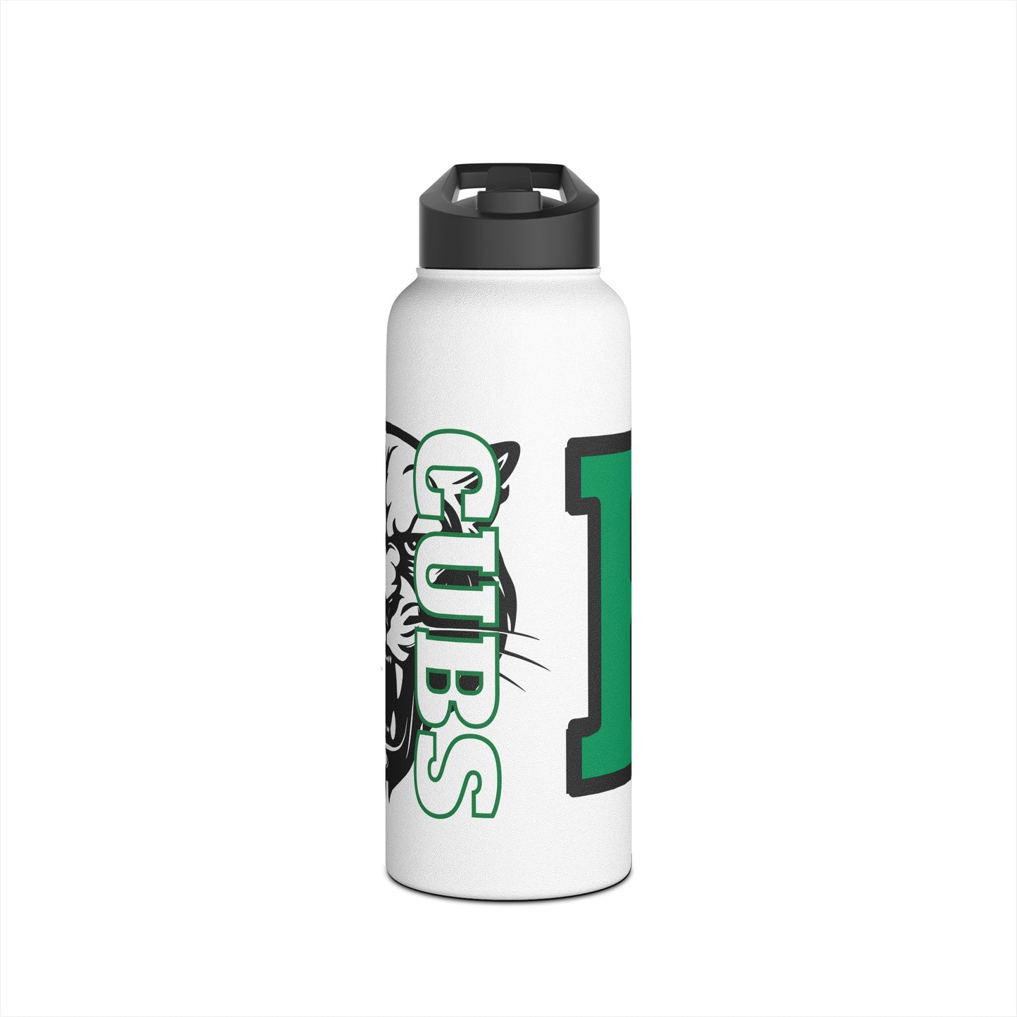 Brenham Cubs Mascot Stainless Steel Water Bottle