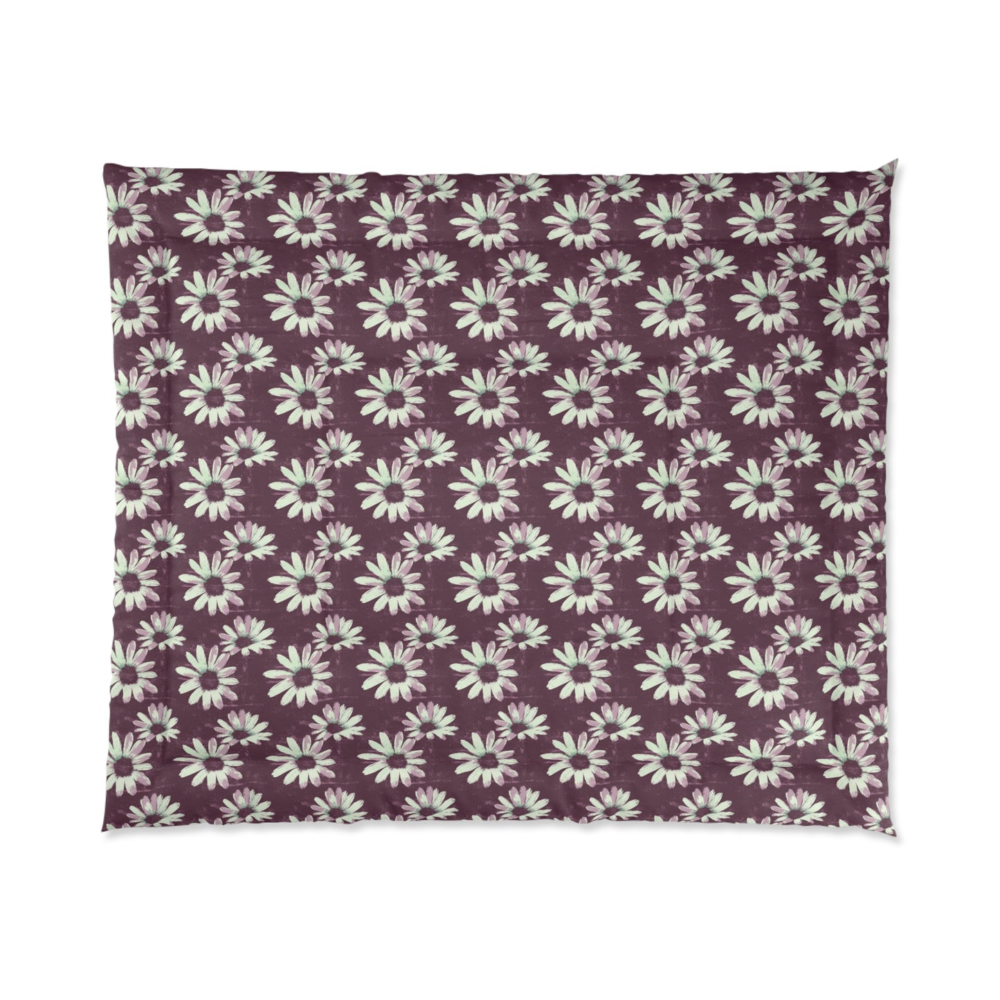 Purple Tide Petals Comforter