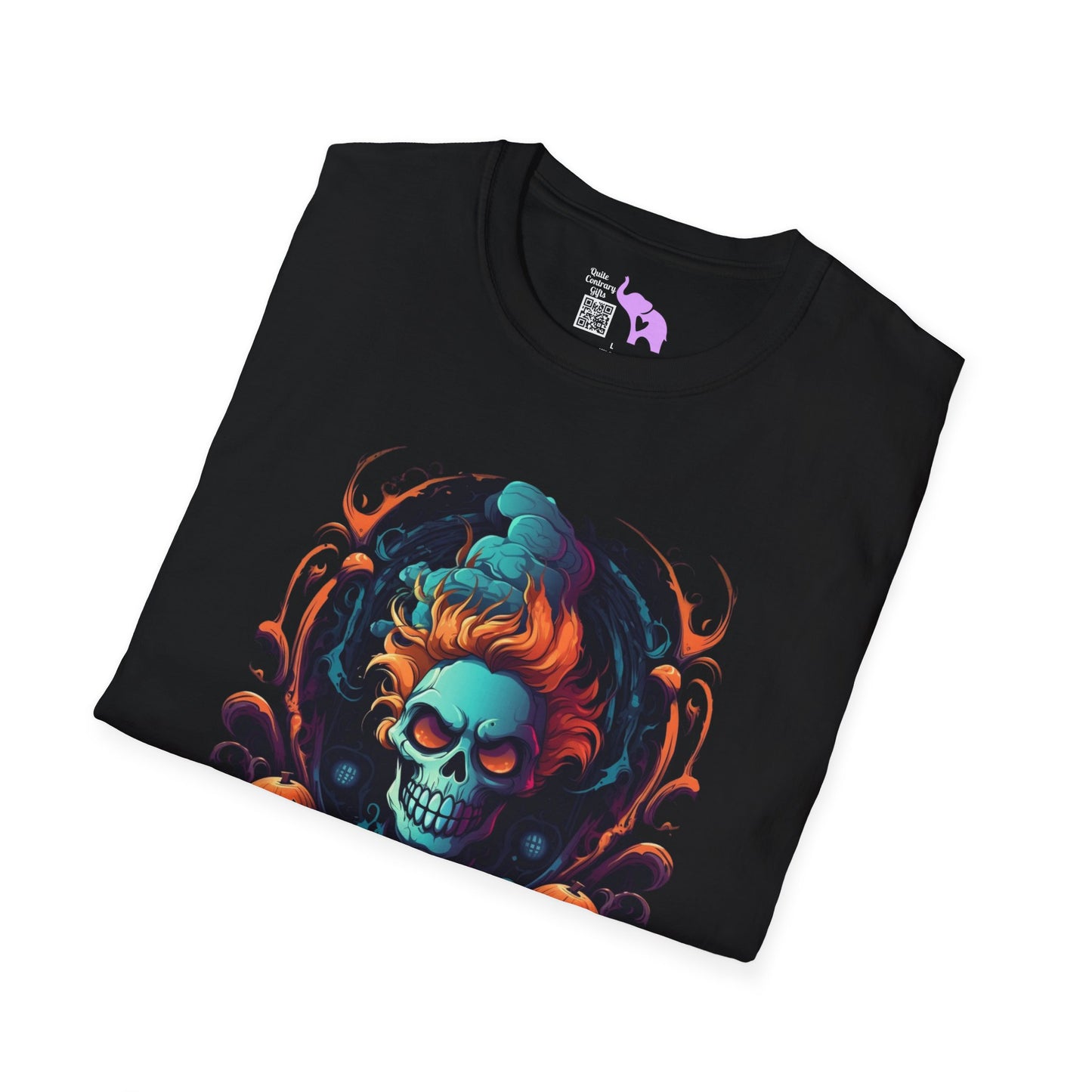 Creepy Boo 6 Adult T-shirt