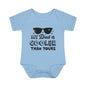 My Dad is Cooler Than Yours Baby Rib Bodysuit