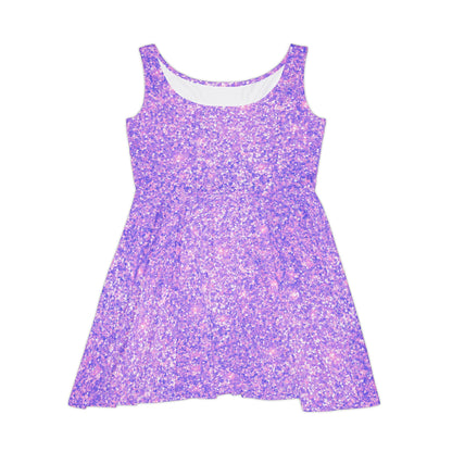 Lavender Crystal Women's Skater Dress