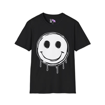Melty Smiley Face Adult T-shirt
