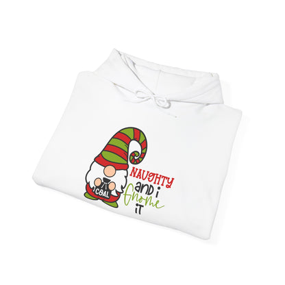 Naughty and I Gnome It Adult Heavy Blend™ Hooded Sweatshirt